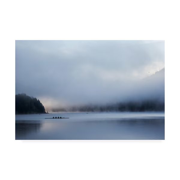 Uschi Hermann 'Silent Morning' Canvas Art, 30x47, Trademark Fine Art, Mfr#: 1X09863-C3047GG
